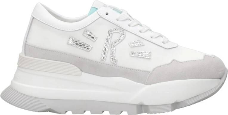 Rucoline Suede Trim Sneakers White Dames