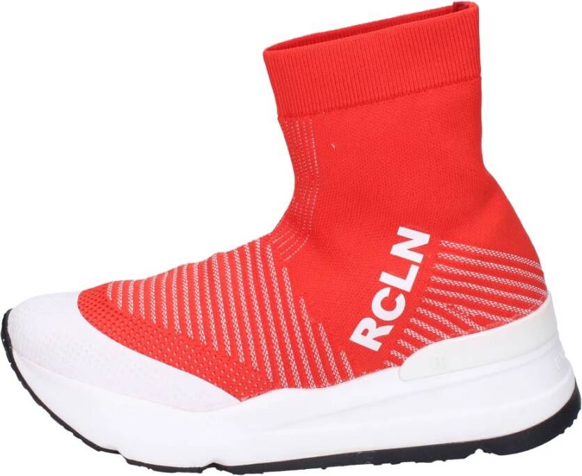Rucoline Textiel Enkellaarzen voor Vrouwen Red Dames