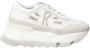 Rucoline Witte Leren Sneakers met Suède Inzetstukken - Thumbnail 1