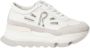 Rucoline Witte Leren Sneakers met Suède Inzetstukken - Thumbnail 1