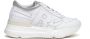 Rucoline Witte leren sneakers met zilveren inzetstukken White Dames - Thumbnail 1