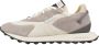 RUN OF Splitleren Sneakers in Taupe Beige Heren - Thumbnail 6
