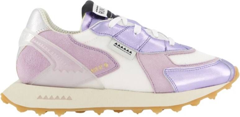 RUN OF Errant Metal Punk Mid Sneakers
