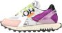 RUN OF Multicolor Leren Sneakers Memory Gel Multicolor Dames - Thumbnail 7