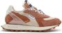 RUN OF Italiaanse Leren Sneakers Multicolor Dames - Thumbnail 1