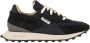 RUN OF Kripto M Suede en Nylon Trainers Blue Heren - Thumbnail 1