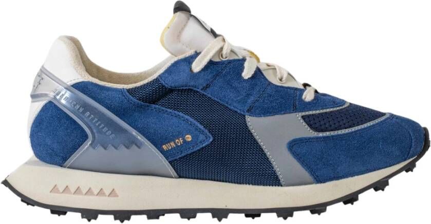 RUN OF Moderne Blauwe Sneakers Multicolor Heren