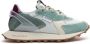 RUN OF Multicolor Leren Sneakers met Prune Hiel Multicolor Dames - Thumbnail 1