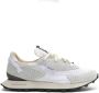 RUN OF Neon M Sneaker Off White Split Leer Beige Heren - Thumbnail 1