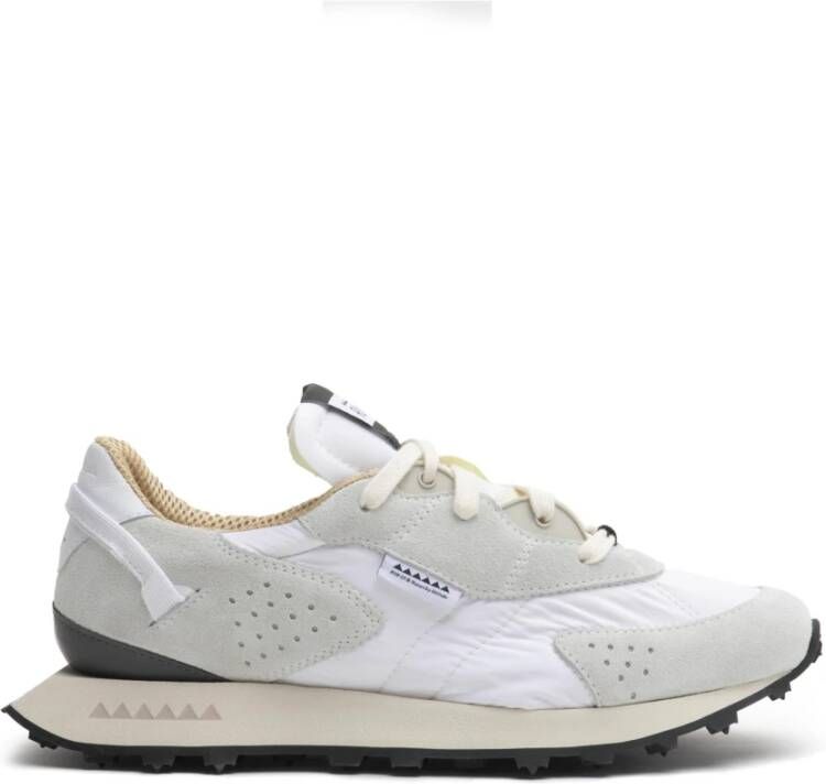 RUN OF Neon Sneakers voor een Helder Stijl White Dames