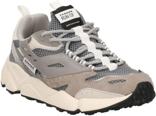 RUN OF Grijze Sneakers voor een stijlvolle uitstraling Gray Heren - Foto 2