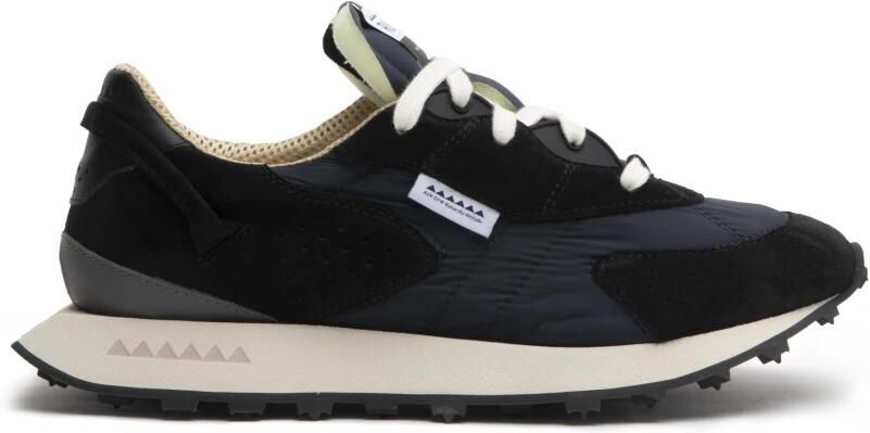 RUN OF Kripto M Suede en Nylon Trainers Blue - Foto 3