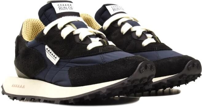 RUN OF Kripto M Suede en Nylon Trainers Blue - Foto 2