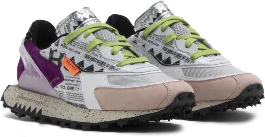 RUN OF Multicolor Leren Sneakers Memory Gel Multicolor Dames - Foto 4