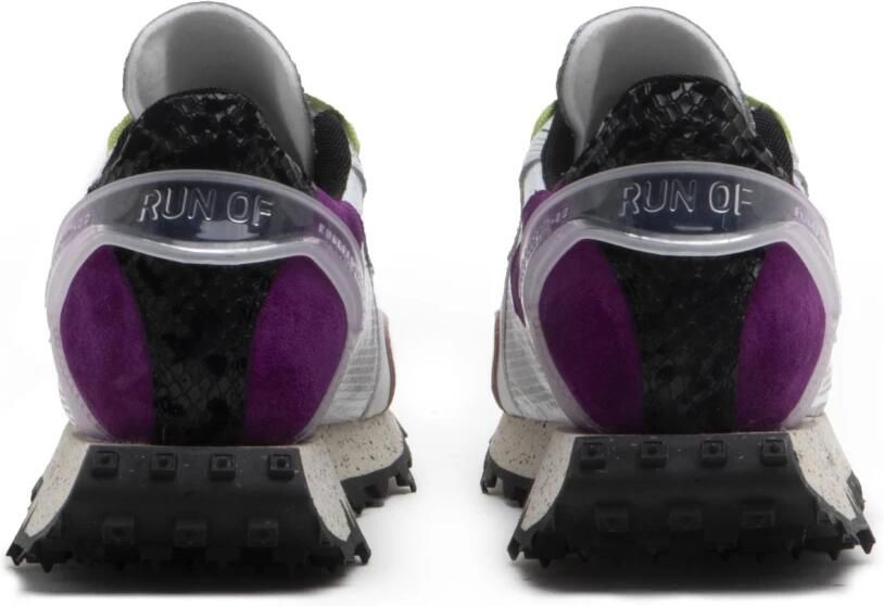 RUN OF Multicolor Leren Sneakers Memory Gel Multicolor Dames - Foto 3