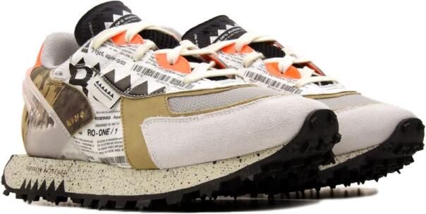 RUN OF Witte Sneakers voor Mannen