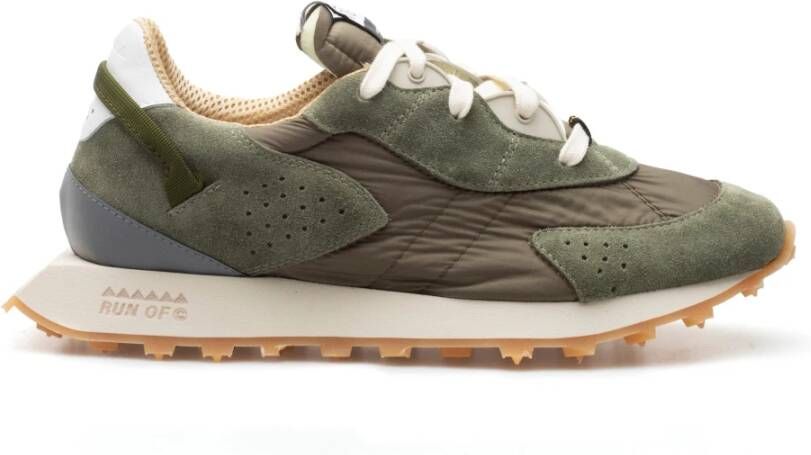 RUN OF Sneaker Bosco M Green Heren