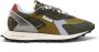 RUN OF Bruine Sneakers met Rode Details Brown Heren - Thumbnail 5