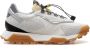 RUN OF Wandelschoenen Leer Nylon Reflecterend White Heren - Thumbnail 1