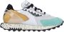 RUN OF Multicolor Leren Sneakers Memory Gel Multicolor Heren - Thumbnail 1