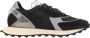 RUN OF Sportieve Chique Sneakers met Reflecterende Stof Multicolor Heren - Thumbnail 7