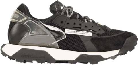 RUN OF Sneakers Zwart Black Heren