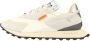 RUN OF Sportieve Chique Sneakers met Lichtgrijs Suède en Zilveren Leren Hak Multicolor Heren - Thumbnail 6