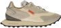 RUN OF Vaporix Suède en Nylon Trainers Beige Heren - Thumbnail 1