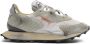 RUN OF Sportieve Chique Sneakers met Lichtgrijs Suède en Zilveren Leren Hak Multicolor Heren - Thumbnail 2