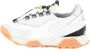 RUN OF Wandelschoenen Leer Nylon Reflecterend White Heren - Thumbnail 5