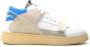 RUN OF Witte leren en suède sneakers - Thumbnail 1