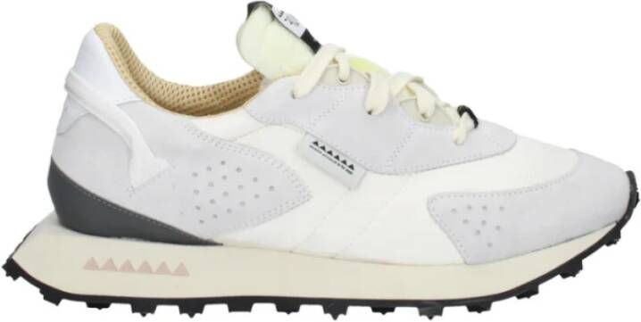 RUN OF Witte Sneakers Hash Stijl
