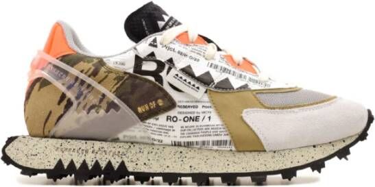 RUN OF Witte Sneakers voor Mannen