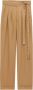 Saint Laurent Beige Broek met Omgeslagen Boorden - Thumbnail 1