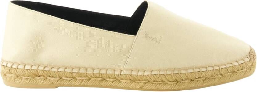 Saint Laurent Beige Gabardine Espadrilles Lente-Zomer 2025
