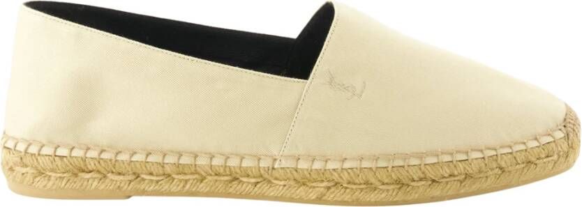 Saint Laurent Beige Gabardine Espadrilles Lente-Zomer 2025