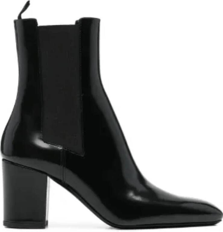 Saint Laurent Betty Chelsea laarzen Zwart Hoge hak