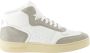 Saint Laurent Leren en Suède Veterschoenen in twee kleuren White Heren - Thumbnail 1