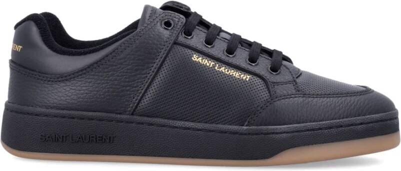 Saint Laurent Black Leather Sneakers SL 61