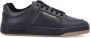 Saint Laurent Black Leather Sneakers SL 61 - Thumbnail 1