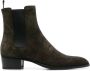 Saint Laurent Bruine Chelsea Boots voor Heren Bruin Heren - Thumbnail 1