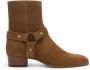 Saint Laurent Wyatt leren enkellaarsjes - Thumbnail 1