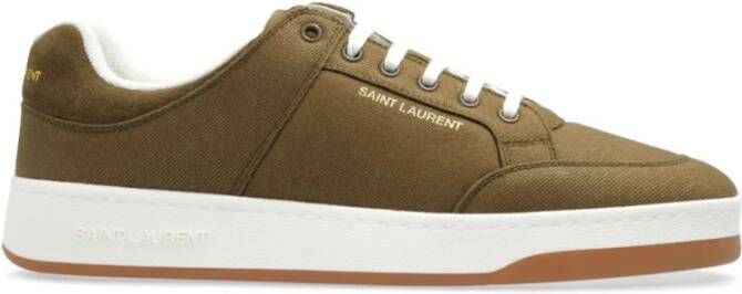 Saint Laurent Cactus & Militair Groene Sneakers