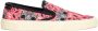 Saint Laurent Canvas Slip-On met Radio Print Multicolor Dames - Thumbnail 1