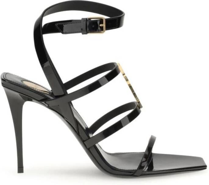 Saint Laurent Cassandra Lakleren Sandalen