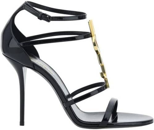 Saint Laurent Cassandra Sandalen met YSL Logo