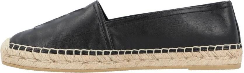 Saint Laurent Casual Slip-On Espadrille met Jute Zool