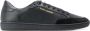 Saint Laurent Sl 10 Lage Top Kalfsleren Sneakers Zwart Heren - Thumbnail 1