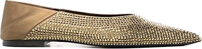 Saint Laurent Ballet Flats `Nour` Yellow Dames