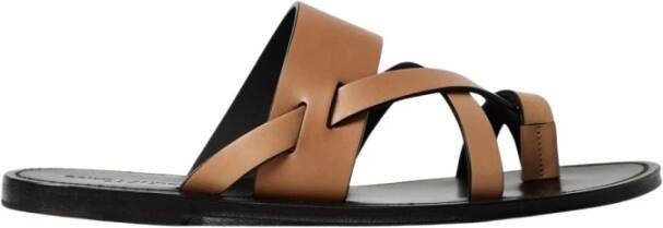 Saint Laurent Elegante leren sandalen